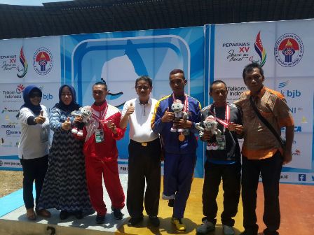 Atlet Riau Raih Medali Emas Perdana di PEPARNAS ke-15 Jabar